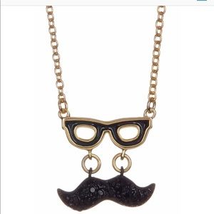 Kate Spade Dress The Part Mustache Necklace